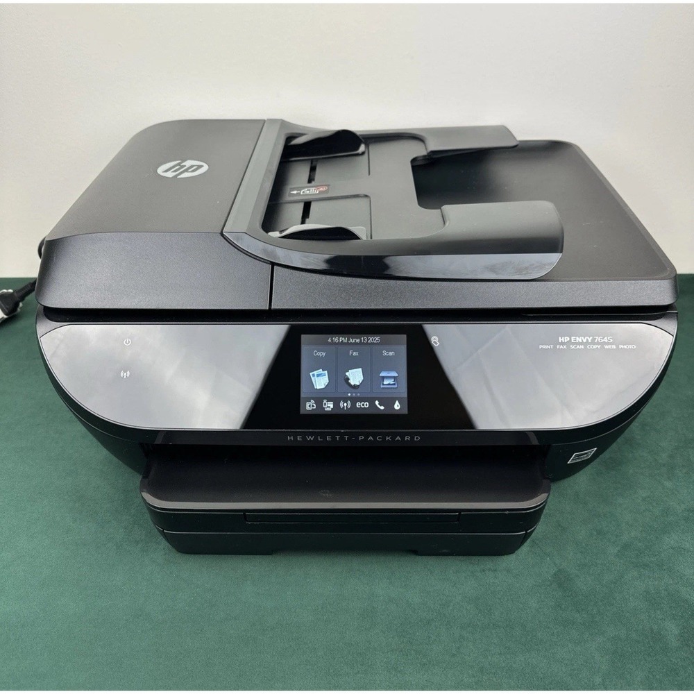 HP Envy 7645 All in One Printer Color Inkjet Fax Copy Scan Photo Web